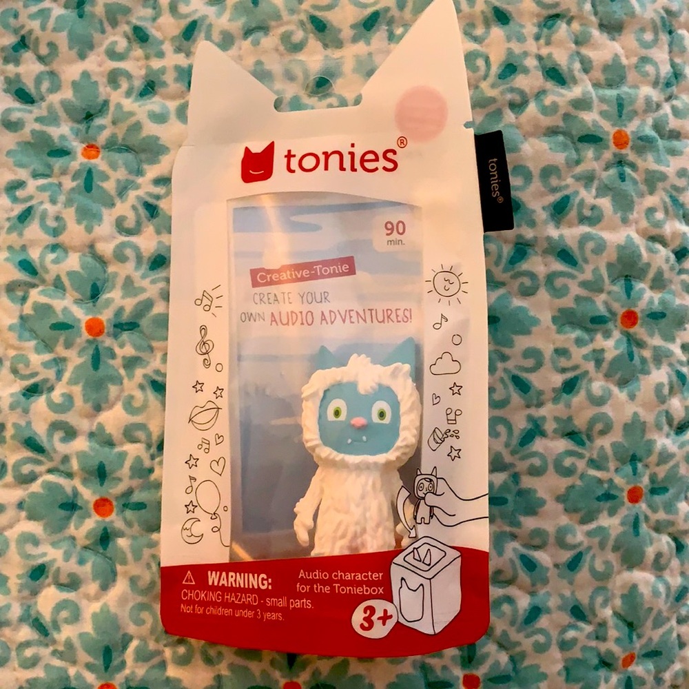 Tonies creative yeti character brand new never opened